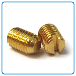 Brass Slotted Grub Screws