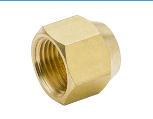 3/8" Short Flare Nut Fitting – High Quality Brass, Made In USA, Unbranded